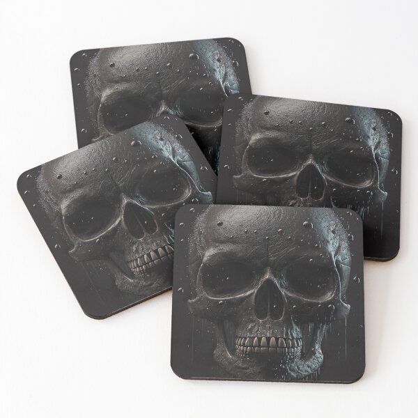 Item preview, Total Black skull designed and sold by MaryAnn84.