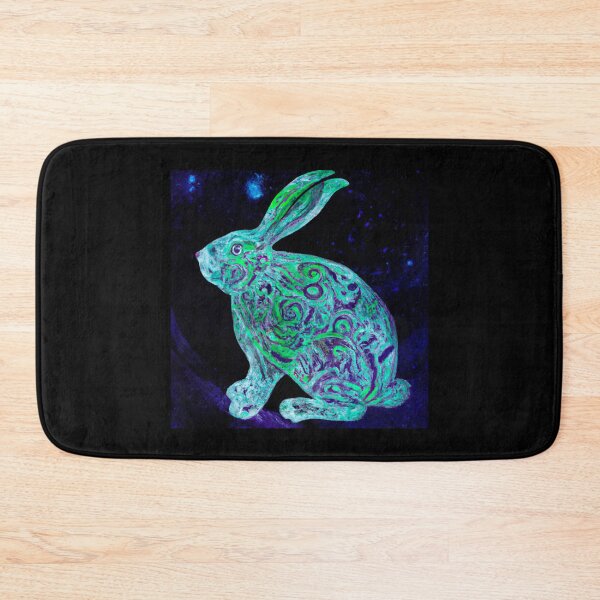 Item preview, Celtic Moon Hare Art – Mystical Pagan Lunar Animal Design designed and sold by Vividality.