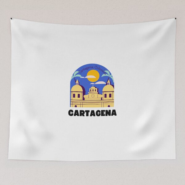 Item preview, Cartagen Colombia Vintage Travel designed and sold by Suzy Perez Art.