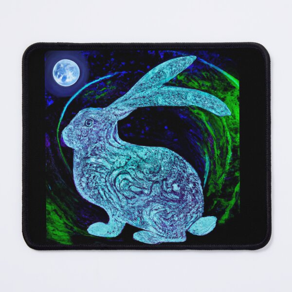 Item preview, Celtic Moon Hare Art – Mystical Pagan Lunar Animal Design designed and sold by Vividality.