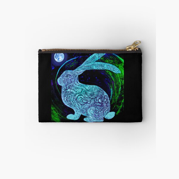 Item preview, Celtic Moon Hare Art – Mystical Pagan Lunar Animal Design designed and sold by Vividality.