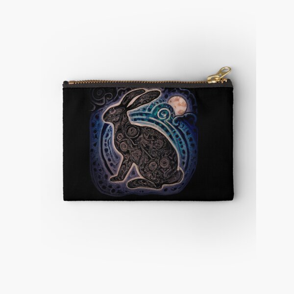 Item preview, Celtic Moon Hare Art – Mystical Pagan Lunar Animal Design designed and sold by Vividality.