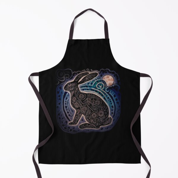 Item preview, Celtic Moon Hare Art – Mystical Pagan Lunar Animal Design designed and sold by Vividality.