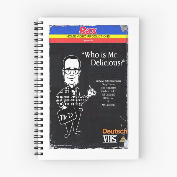 Artikelvorschau, Wer ist Mr. Delicious VHS Box entworfen und verkauft von Delicious Enterprises.