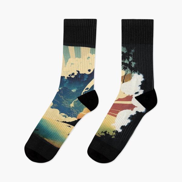 Item preview, Landscape Painting, ukiyo-e art style designed and sold by ParadiseSlice.