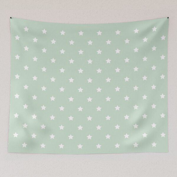 Item preview, Grandparents Christmas Vintage Pattern - Retro Green Star designed and sold by GobiRchandran.