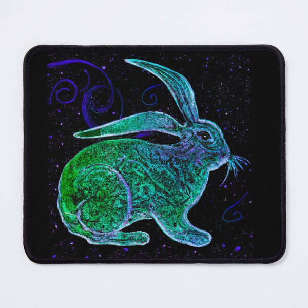 Item preview, Celtic Moon Hare Art – Mystical Pagan Lunar Animal Design designed and sold by Vividality.
