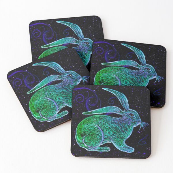 Item preview, Celtic Moon Hare Art – Mystical Pagan Lunar Animal Design designed and sold by Vividality.