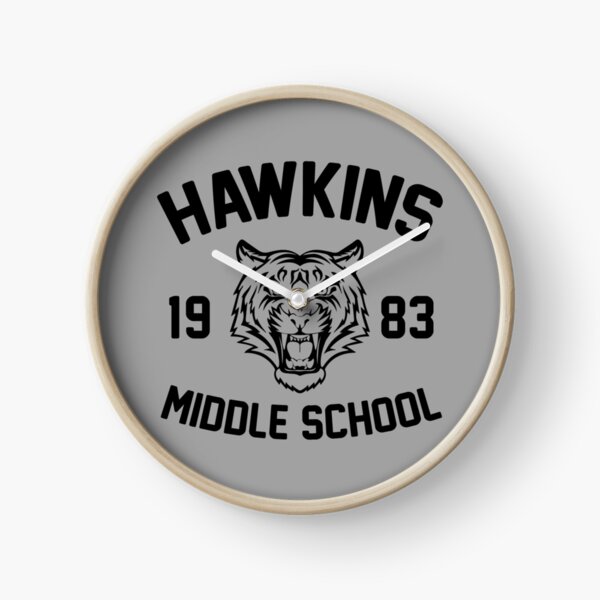Hawkins Middle School Tape Wall Clocks