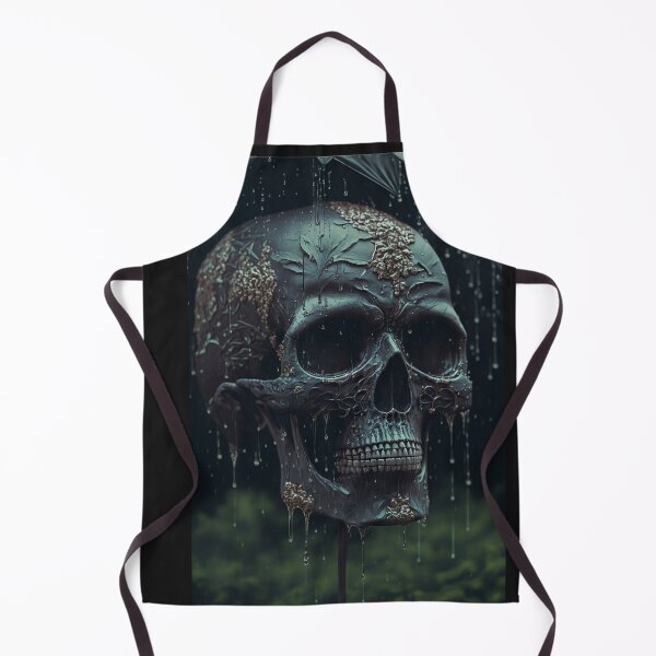 Item preview, Skull with golden details and double teeth designed and sold by MaryAnn84.