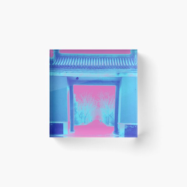 Item preview, Pink and Purple Beijing Gate Photography - Art designed and sold by jolabrese.