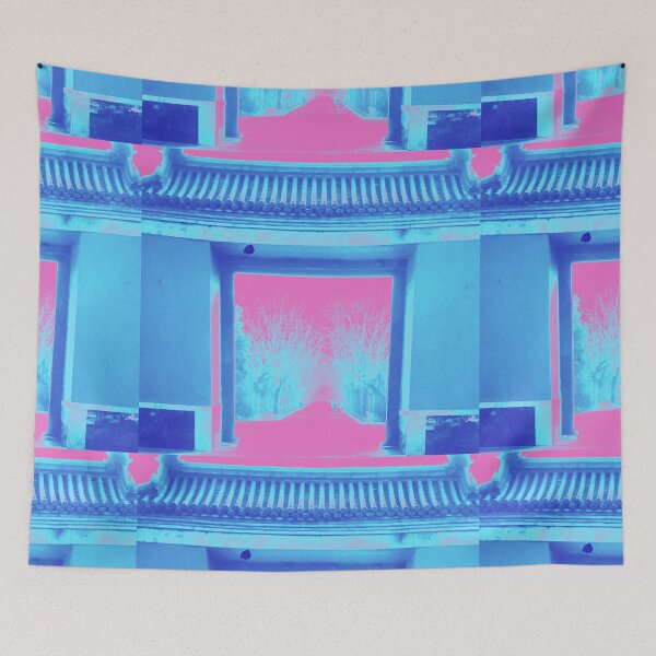 Item preview, Pink and Purple Beijing Gate Photography - Art designed and sold by jolabrese.