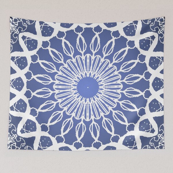 Item preview, Blue Zen Meditation Mandala designed and sold by AbundanceSeed.
