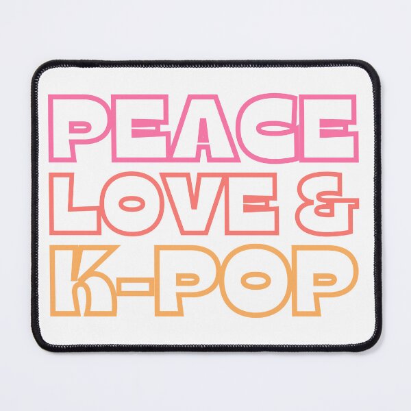 Item preview, Peace Love & K-Pop designed and sold by SeoulJourner.