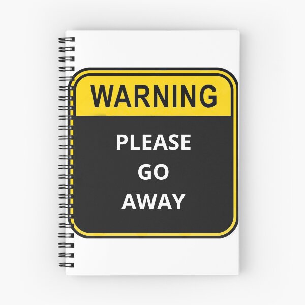 Item preview, WARNING Please go away designed and sold by Design Kingdom.