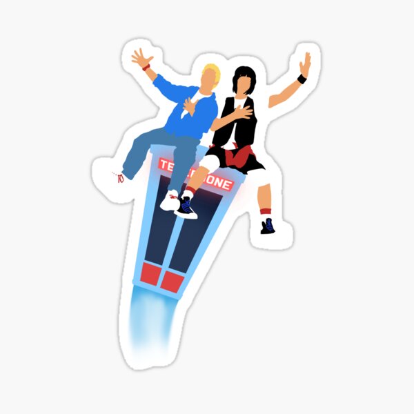 Bill and Ted Sticker
