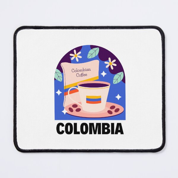 Item preview, Colombian Coffee Vintage Sticker designed and sold by Suzy Perez Art.