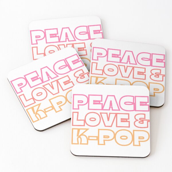 Item preview, Peace Love & K-Pop designed and sold by SeoulJourner.