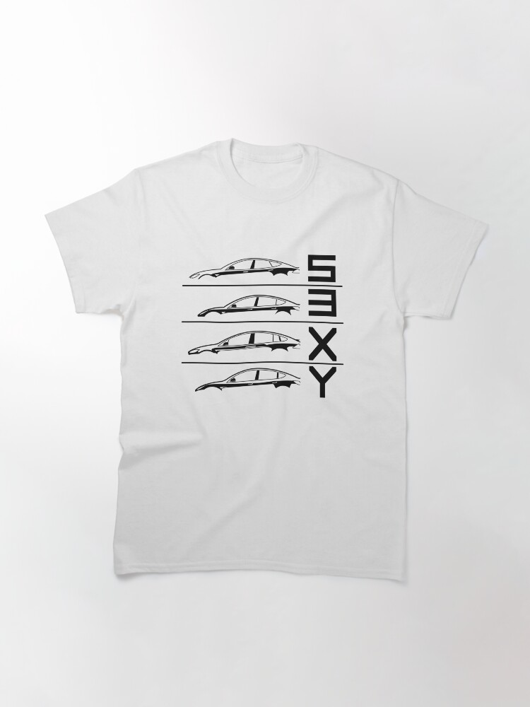 Thumbnail 3 von 7, Classic T-Shirt, S3XY-Silhouetten (Schwarz) designt und verkauft von 718Raindeer.