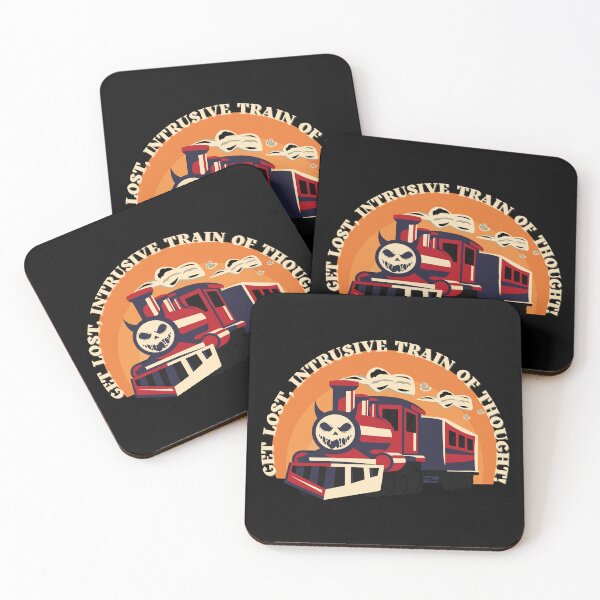 Item preview, Empowering "Get lost, intrusive train of thought"  designed and sold by Write-to-Rebel.