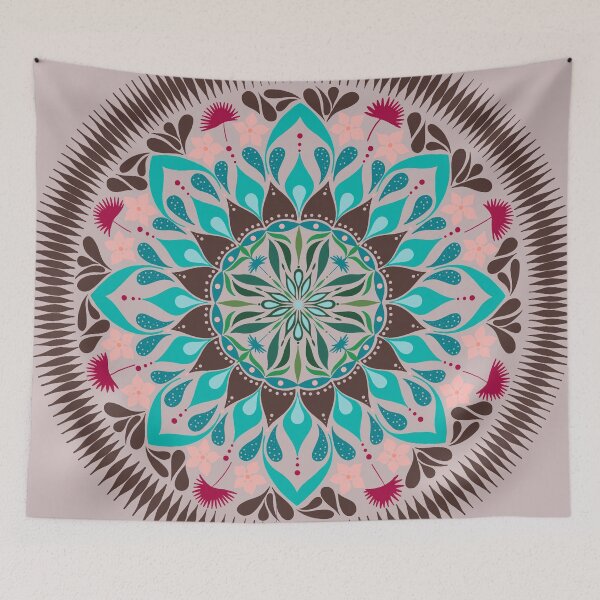 Item preview, Tropical leaf mandala designed and sold by Anakathrin.