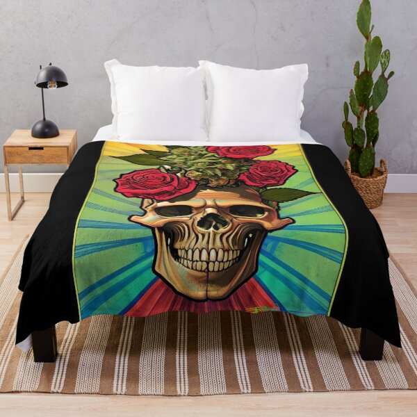 Item preview, Weed After Death 111 - Stoner Skull Art designed and sold by Benito Del Ray.