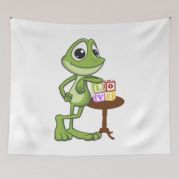 Item preview, Frog Love Toy Blocks designed and sold by GraceArt4You.