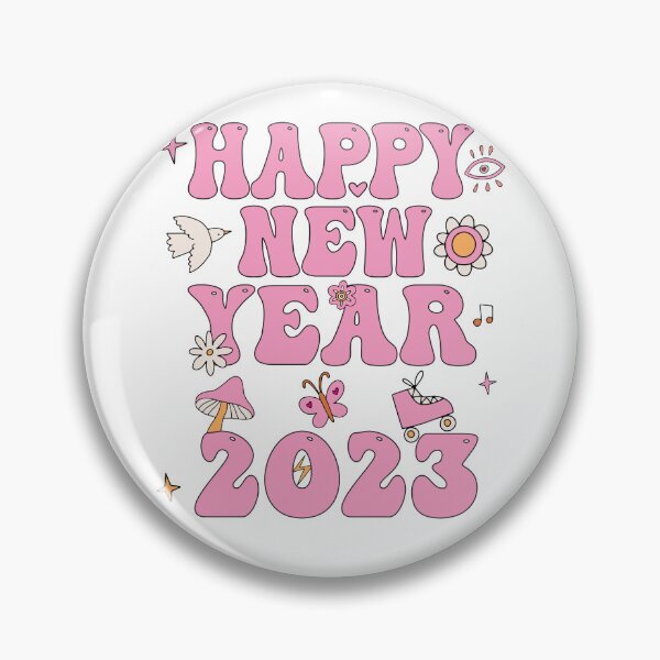 Item preview, Happy New Year 2023 Groovy Retro Goodbye 2022 Hello 2023 designed and sold by MediTees.