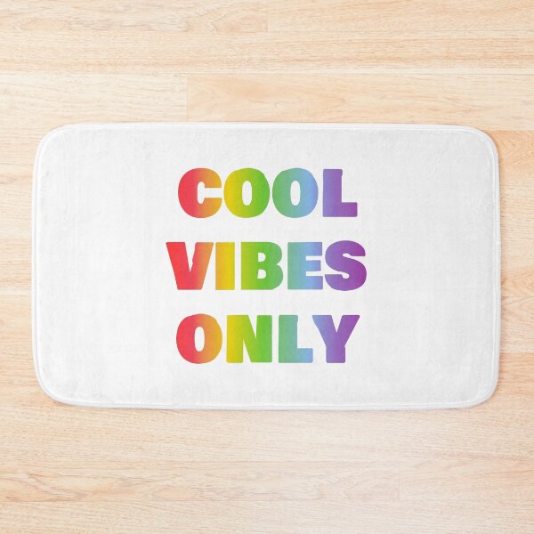 Item preview, Cool vibes only  - rainbow text designed and sold by Inspirationmotivation.