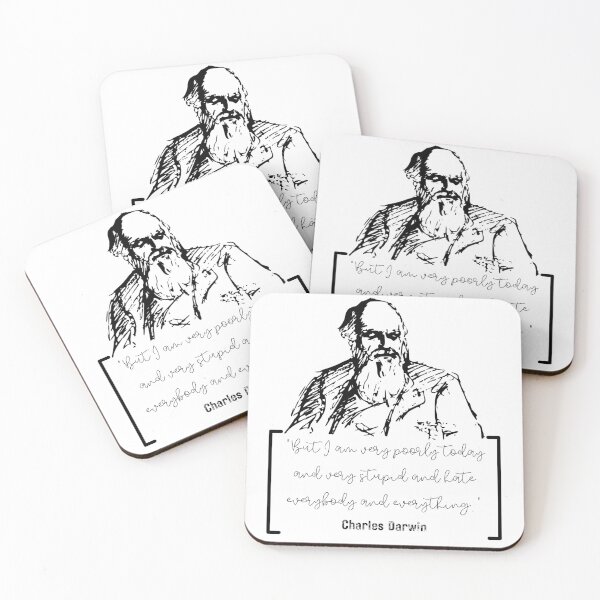 Artikelvorschau, Der mürrische Charles Darwin (Version 5) entworfen und verkauft von Bigredscience.