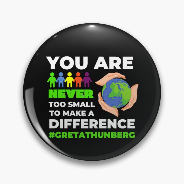 Item preview, Never Too Small Shirt Planet Earth Pollution Greta Climate Change Shirt SOS Help Climate Strike Shirt Nature Future Natural Environment Cute Funny Gift Idea designed and sold by EpsilonEridani.