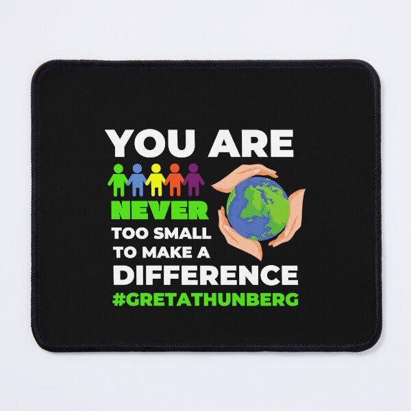Item preview, Never Too Small Shirt Planet Earth Pollution Greta Climate Change Shirt SOS Help Climate Strike Shirt Nature Future Natural Environment Cute Funny Gift Idea designed and sold by EpsilonEridani.