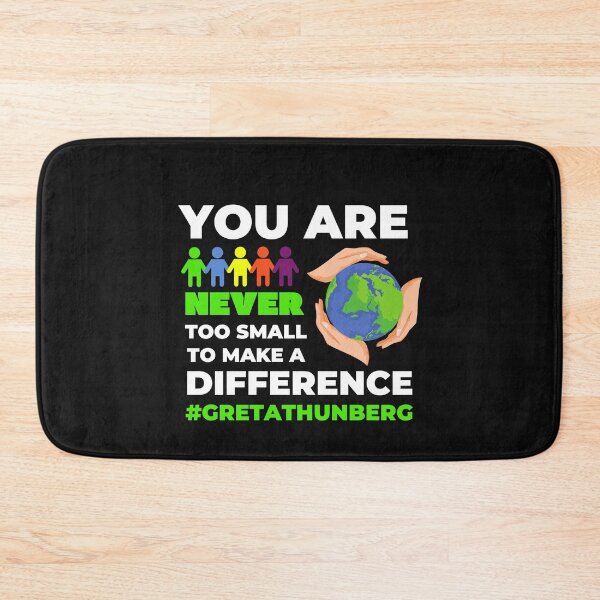 Item preview, Never Too Small Shirt Planet Earth Pollution Greta Climate Change Shirt SOS Help Climate Strike Shirt Nature Future Natural Environment Cute Funny Gift Idea designed and sold by EpsilonEridani.
