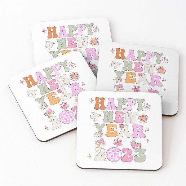 Item preview, Happy New Year 2023 Groovy Retro Goodbye 2022 Hello 2023 designed and sold by MediTees.