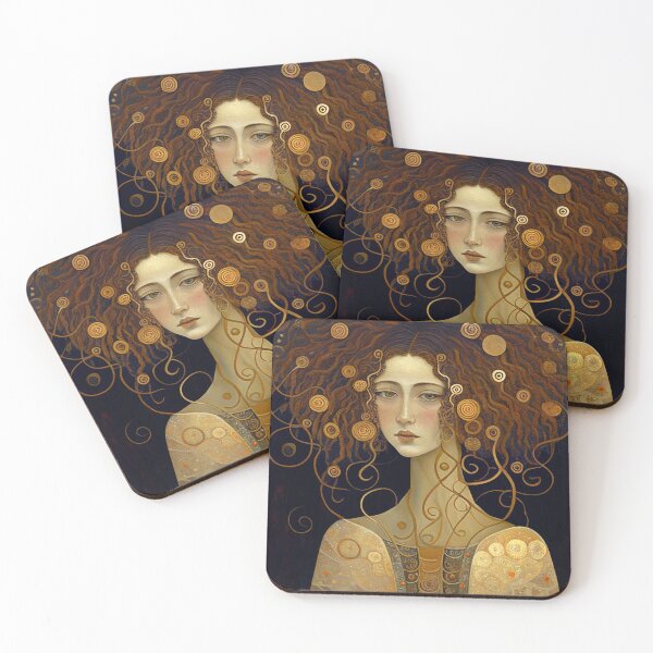 Item preview, Girl with Spiral Hair  designed and sold by Susan  Gallagher.