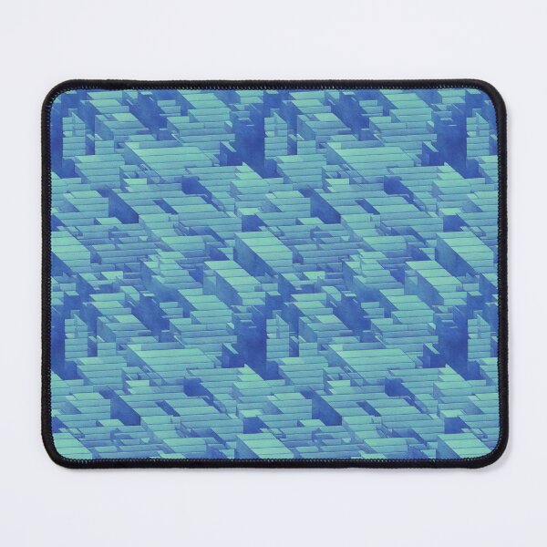 Item preview, LEVELS Abstract Blue Glitch Texture Pattern designed and sold by speedrunner.