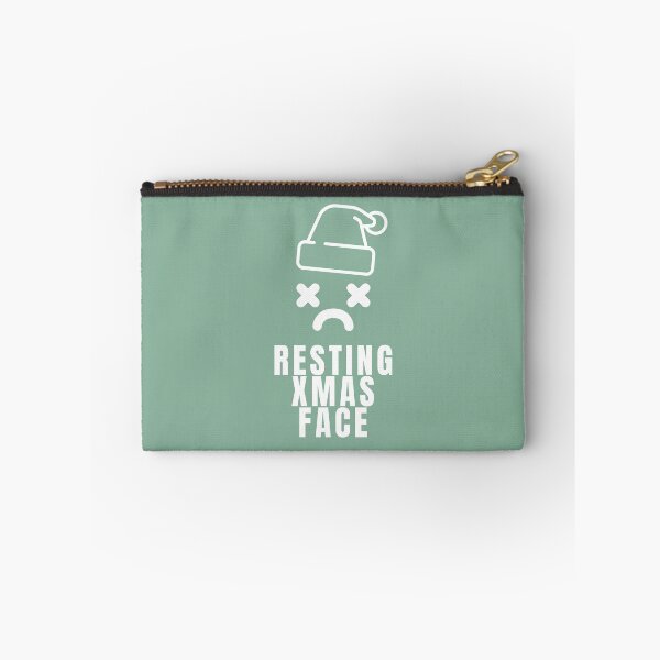 Item preview, Resting Xmas Face (White) designed and sold by KGoPrintables.