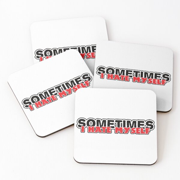 Item preview, Sometimes (I Hate Myself) designed and sold by CatBagz.