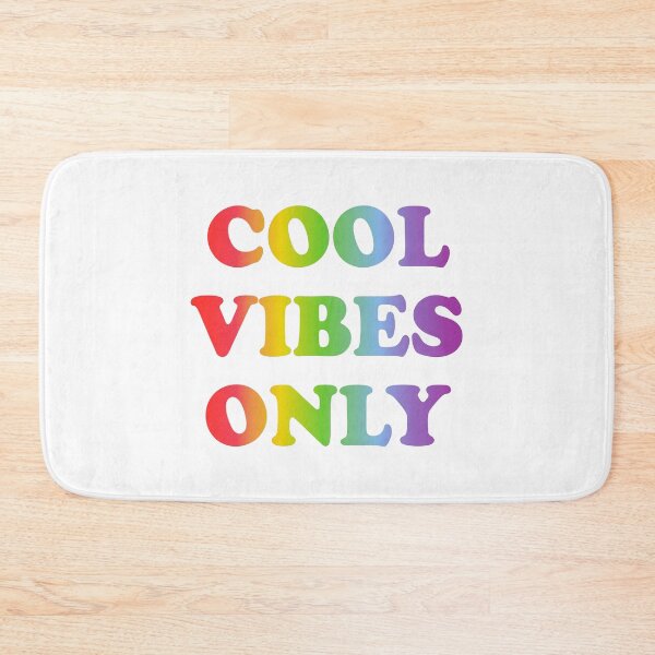 Item preview, Cool vibes only  - rainbow text designed and sold by Inspirationmotivation.