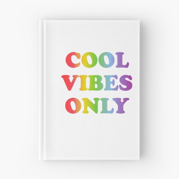 Item preview, Cool vibes only  - rainbow text designed and sold by Inspirationmotivation.