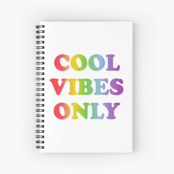 Item preview, Cool vibes only  - rainbow text designed and sold by Inspirationmotivation.