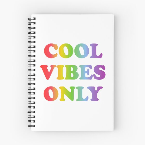 Item preview, Cool vibes only  - rainbow text designed and sold by Inspirationmotivation.
