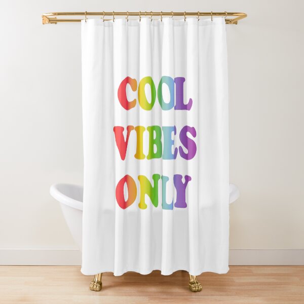 Item preview, Cool vibes only  - rainbow text designed and sold by Inspirationmotivation.