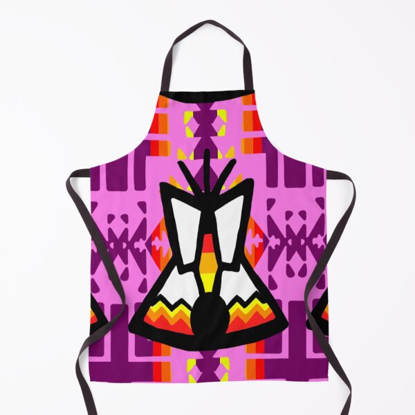 Item preview, Pink / Dark Plum / Fire Color / Tipi Native Blanket Print designed and sold by JMWCD.