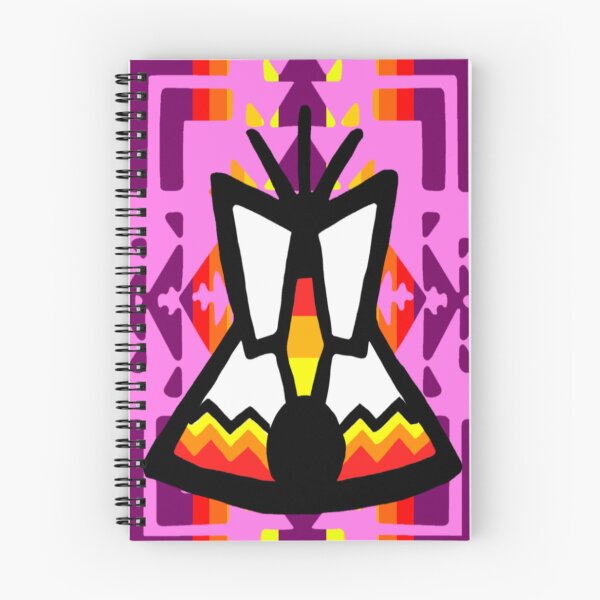 Item preview, Pink / Dark Plum / Fire Color / Tipi Native Blanket Print designed and sold by JMWCD.