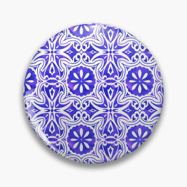 Item preview, Mediterranean Tile Design, Blue & Magenta designed and sold by cvt01.