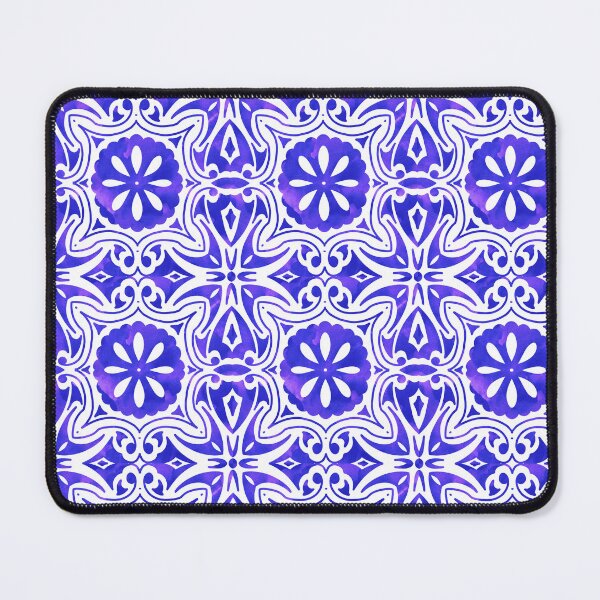 Item preview, Mediterranean Tile Design, Blue & Magenta designed and sold by cvt01.