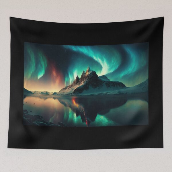 Item preview, Aurora Borealis Green designed and sold by ParadiseSlice.