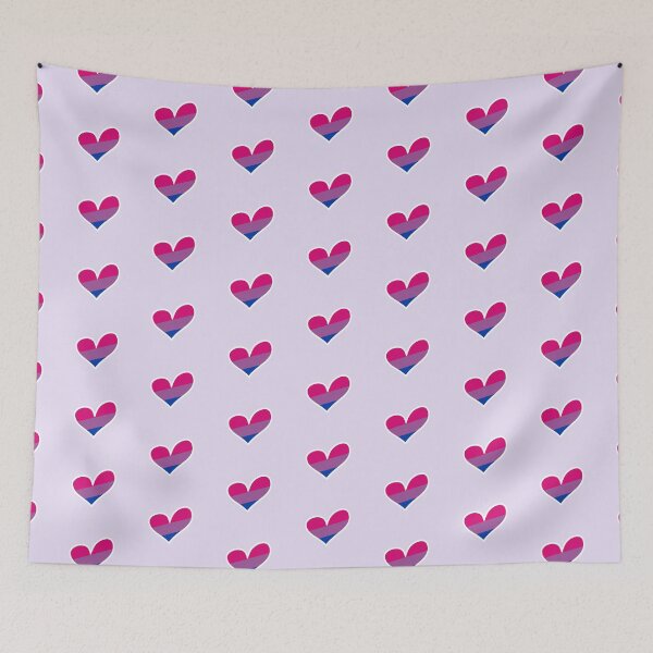 Item preview, Bisexual Pride Heart designed and sold by rowena-ravens.