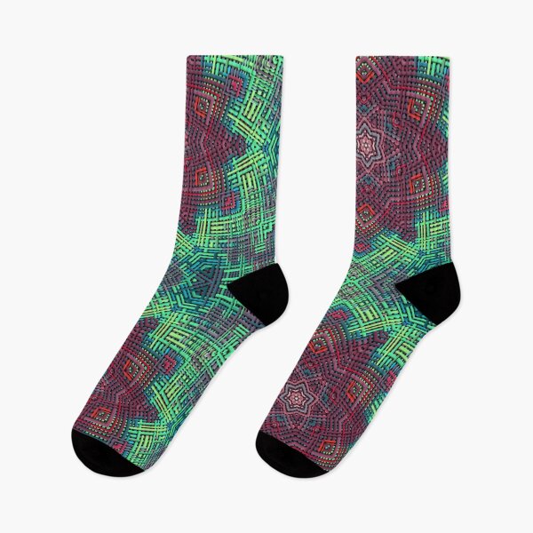 Item preview, Weave Mandala Blue Green and Red designed and sold by WormholeOrbital.